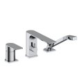 thumbnail image 1 of akuaplus® Roman Bathtub Faucet ELENA with Hand Shower in solid brass 3 pieces, 1 of 6