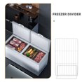thumbnail image 3 of SEWACC 2pcs Refrigerator Dividers White Iron Space Separation Restaurant Use, 3 of 8
