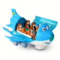 thumbnail image 4 of Toy Airplane For Kids, Bump And Go Action, Toddler Toy Plane With LED Flashing Lights, 4 of 5