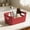Red#4, variant on pstuiky Storage Box Kitchen Organizer & Pantry Bin for Snacks, Utensils & Spices Reusable Plastic Container with Handle, Beige