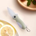 thumbnail image 4 of Green Foldable Ceramic Knife Convenient To Carry Innovative And Sharp Blades For Easy Cutting Of Vegetables Great For Home And Outdoor, 4 of 6