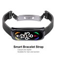 thumbnail image 4 of Bracelet en Cuir PU en Acier Inoxydable Réglable avec Boîtier de Pare-Chocs Accessoire de Remplacement de Montre Intelligente Adapté pour 7, 4 of 8