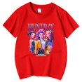 thumbnail image 1 of Hauts pour Filles T-Shirt pour Garçons et Filles K-pop d'Été à Manches Courtes Col Rond pour Enfants de 3 à 13 Ans, 1 of 2