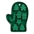 thumbnail image 4 of Holiday Time Silicone Ice Tray, Mitten Shape, Green, 4 of 9