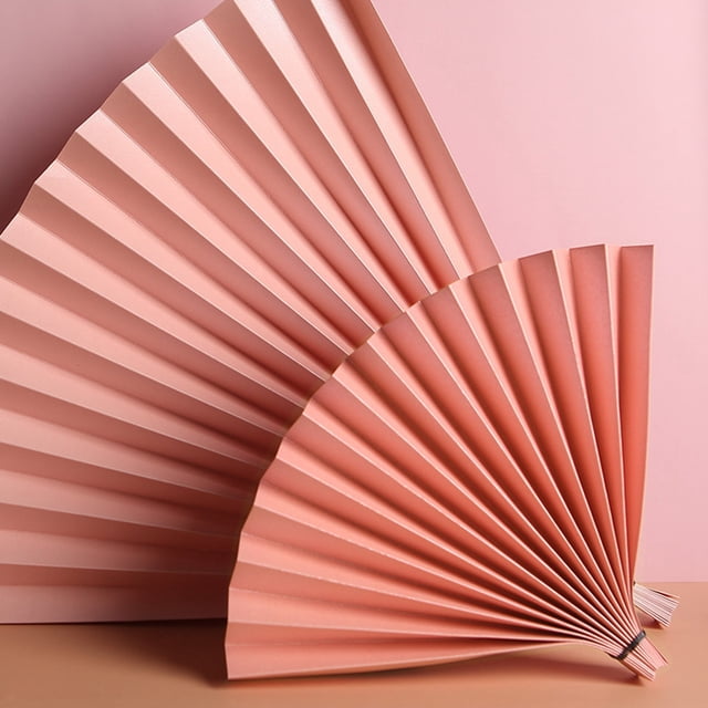 Innovative Photography Props Folding Hand Paper Fan for Advertising Shooting
