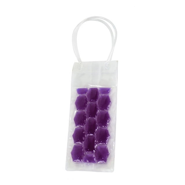 Coofit Sac à Vin Glacé Portable Pliable en PVC Sac Refroidisseur de Vin Sac à Vin avec Poignée