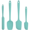 thumbnail image 1 of Silicone Spatula Set with 600 Degrees Fahrenheit Heat Resistant (Teal/Aqua Sky), 1 of 8