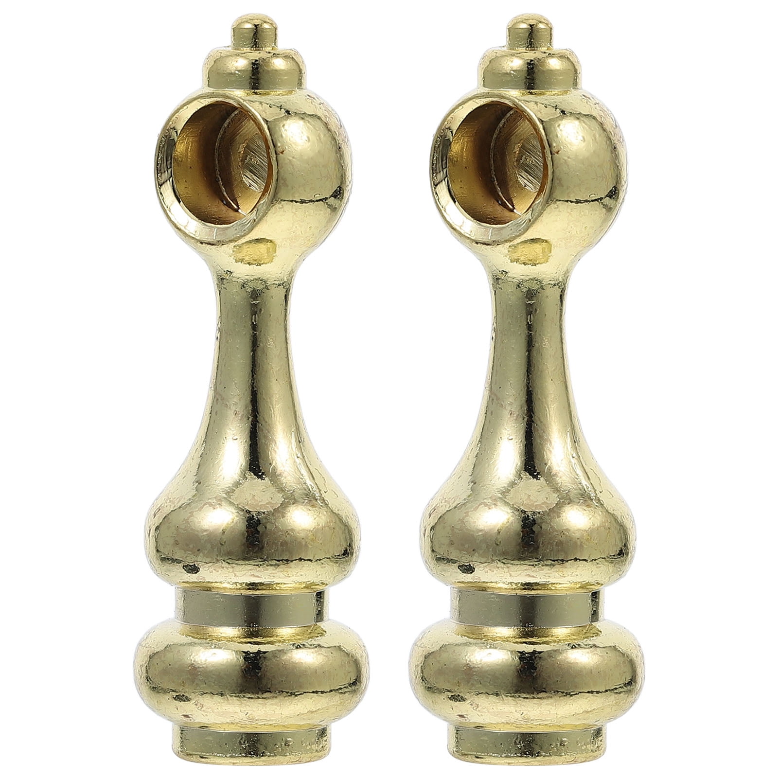 Shisuyan Wine Cabinet Railing Hardware Rectangular Zinc Alloy 2Pcs 1.7In