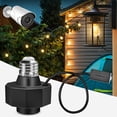 thumbnail image 2 of HLONK 2Pack Light Socket Outlet Adapter with USB Port  Light Socket for Use with Smart Bulbs Bulb Socket Extender Compatible with Wyze Cam v3  Mini LED Light Strips 5V 1.5A, 2 of 6