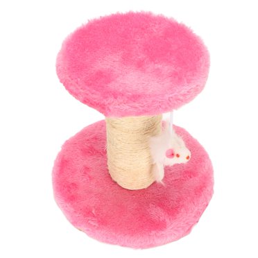 Poteau à Gratter pour Chat, Jouet Grattoir pour Chat Tour pour Chat Poteaux à Gratter avec Balles Interactives