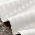 thumbnail image 5 of YYAO Full Size Luxurious Striped Sheet Set for Home Hotel, 4 Piece, White, 5 of 5
