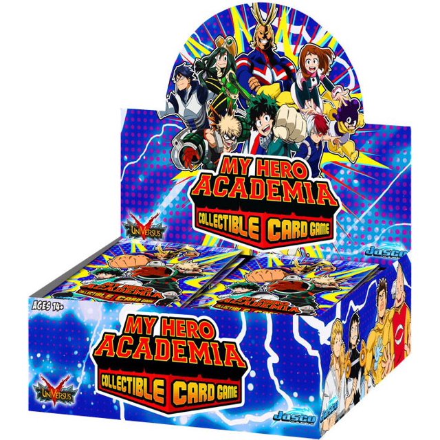 UniVersus Jeu de Cartes à Collectionner My Hero Academia Boîte de Boosters (24 Paquets)
