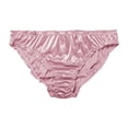 thumbnail image 1 of Culottes Satinées pour Femmes Taille Mi-Haute Entrejambe Ondulé en Coton, 1 of 5