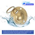 thumbnail image 4 of Uxcell Flush Pull Ring Handles, 316 Stainless Steel Round Recessed Doors Pull Hidden Boat Hatch Latch with Screw Gold, 4 of 7