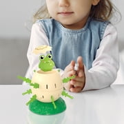 EGNMCR Mini Micro Children's Board Game Pirate Barrel Insert Sword Penguin Party Skills Parent-child Interactive Game Pirate Desktop Toy Party Activity Comp Green Board Game