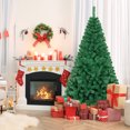 thumbnail image 4 of Gymax 6' Green Holiday Season Artificial PVC Christmas Tree Indoor Outdoor Stand, 4 of 10
