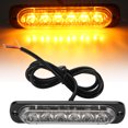 thumbnail image 1 of Grille Flashing Lightbar, Aluminum Alloy Base Plastic Shell Heat Dissipation Universal Strobe Warning Light Waterproof  For Cars Trucks Trailers, 1 of 8