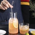 thumbnail image 3 of OUSITAID Glass Pitcher Set Bedside Carafe Set V-Shaped Spout Glass Carafe, 3 of 10