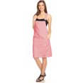 thumbnail image 2 of Junior Womens Distressed Denim Adjustable Strap Overall Dress, Pink, X-Large, 2 of 5