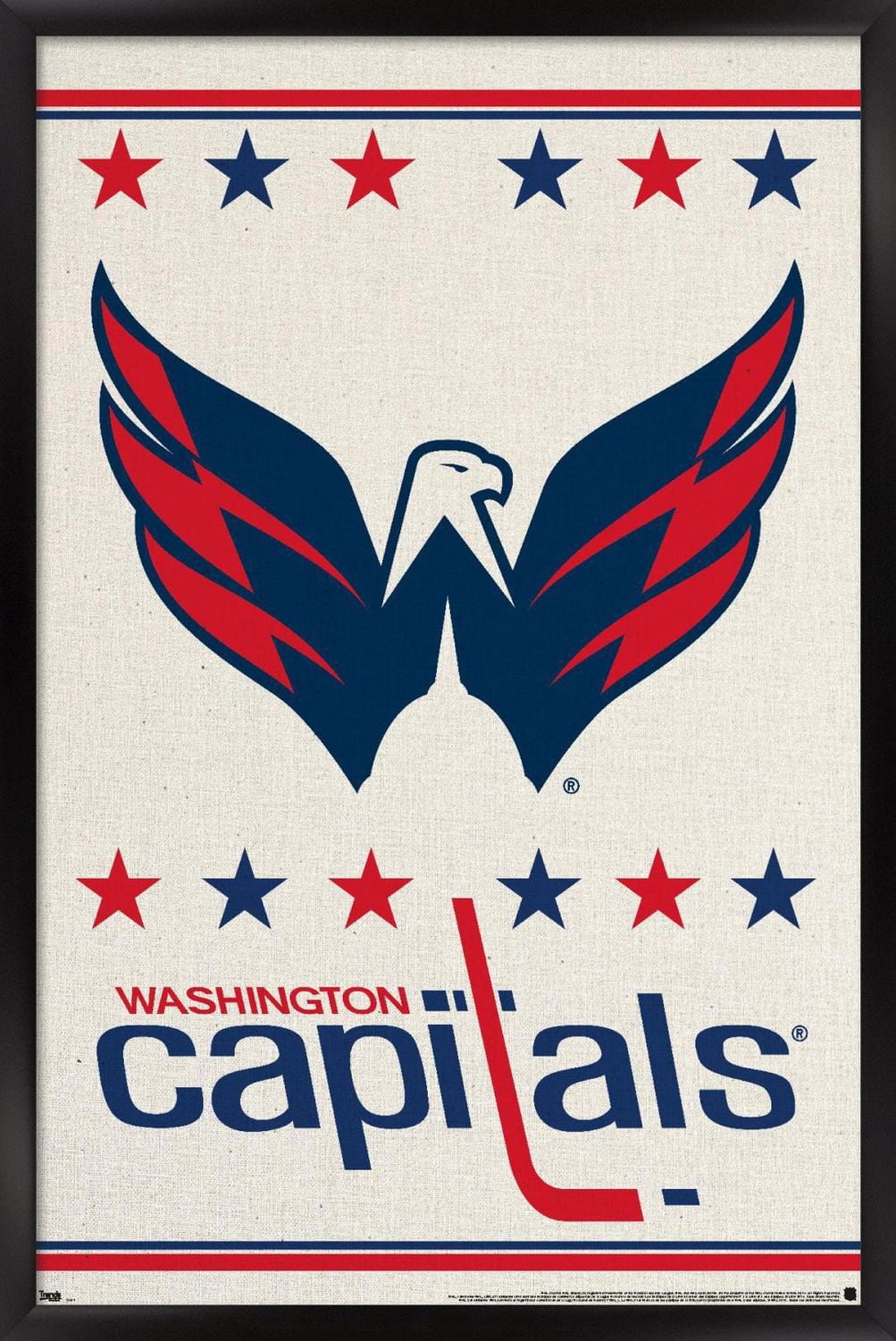 NHL Washington Capitals - Logo 14 Wall Poster, 22.375" x 34"