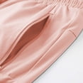 thumbnail image 3 of Yuyuzo Pantalons de Survêtement Grande Taille pour Femmes Taille Haute Élastique avec Cordon de Serrage Bas Resserré Joggeurs Décontractés pour Randonnée, 3 of 6
