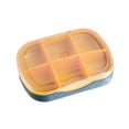 thumbnail image 2 of Vrorvz Boîte de Rangement de Médicaments Portable avec 6 Compartiments, Pratique pour le Voyage, Conception Détachable, Étanche, Compacte, Étui de Transport pour Médicaments, Organisateur Anti-Humidité pour une Utilisation Facile, 2 of 6