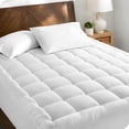 thumbnail image 1 of Bare Home Protège-Matelas - Dessus en Coton Respirant - Poche de 21 Pouces, Lit Simple, Blanc, 1 of 9