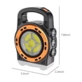 thumbnail image 4 of Dvkptbk Camping Lampe Projecteur Multifonctionnel Extérieur Trésor à Recharge Solaire Lampe de Poche à Lumière Forte Cob Lampe Portable Camping et Randonnée, 4 of 9