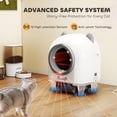 thumbnail image 4 of PawHut Automatic Cat Litter Box, Self Cleaning Litter Box, App Control, 4 of 10