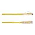 thumbnail image 3 of Black Box Slim-Net - Patch cable - RJ-45 (M) to RJ-45 (M) - 5 ft - UTP - CAT 6 - booted, molded, stranded - yellow, 3 of 4