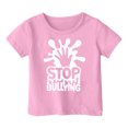 thumbnail image 4 of MEZZALL T-Shirt Imprimé Respirant Décontracté de Mode pour Filles, T-Shirts Graphiques, Hauts, Rose, 1-2 Ans, 4 of 4
