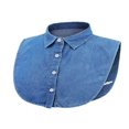 thumbnail image 1 of Ladies Fake Lapel Collar Monochrome Button Decoration Detachable Fake Collar, 1 of 5