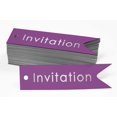 thumbnail image 2 of Inkdotpot Pack Of 50 Real Silver Foil Paper Tags Invitation Party Favor Hang Tags, 2 of 6