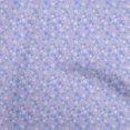 thumbnail image 1 of oneOone Rayon Medium Purple Fabric Floral Sewing Craft Projects Fabric Prints By Yard 56 Inch Wide, 1 of 4