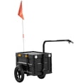 thumbnail image 1 of Soozier Bike Trailer, 17 Gal Bike Cargo Trailer with Foldable Storage Box, 1 of 10