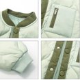 thumbnail image 5 of MIASHUI Kids Winter Jackets Boys Girls Solid Color Crew Neck Down Jacket Warm Tops,Green,2-3 Years, 5 of 5