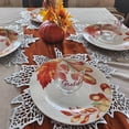 thumbnail image 4 of LSLJS Décor d'Automne 1 Paquet Napperon en PVC Creux en Forme de Feuille d'Érable Napperon Résistant à la Chaleur Lavable Antidérapant Napperon Imperméable pour Table à Manger Décor de Mariage, 4 of 6