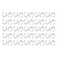 thumbnail image 1 of Unique Bargains 50 Pcs T8 016 Fluorescent Tube Lamp Bracket Hanger Clips Socket Lampholder, 1 of 1