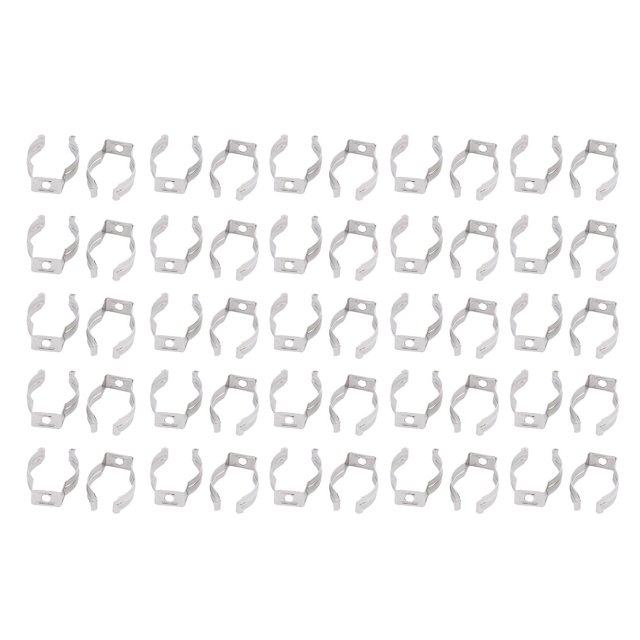 Unique Bargains 50 Pcs T8 016 Fluorescent Tube Lamp Bracket Hanger Clips Socket Lampholder