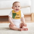 thumbnail image 5 of The Peanutshell Terry Feeding Baby Boy Bibs, 10 Pack, Dino, 5 of 5
