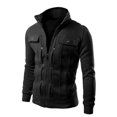 thumbnail image 1 of EGNMCR Jackets for Men Men's Fashion Color Matching Splicing Jacket Sweater Casual Jacket, 1 of 4
