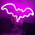 thumbnail image 4 of Éclairage Néon en Forme de Chauve-Souris LED Décoration d'Halloween, 4 of 10