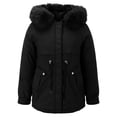 thumbnail image 3 of MASRIN Running Jacket  Womens Basic Hoodie Jackets Solid Color Zip Up Hooded Coats with Pockets Plus Size Loose Outwear Sweatshirts Sweater Stone, 3 of 5