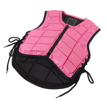 Gilet de Protection Équestre, Gilet Équestre Unisexe Confortable pour l'Équitation de Taureau pour l'Entraînement à Cheval CS, CM, CL