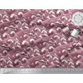 thumbnail image 3 of Soimoi Viscose Chiffon Fabric Waves Shirting Print Fabric by The Yard 42 Inch Wide, 3 of 5