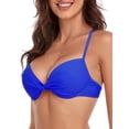 thumbnail image 3 of RELLECIGA Haut de Bikini Rehausseur pour Femme, devant Torsadé, Maillot de Bain à Armatures, 3 of 5