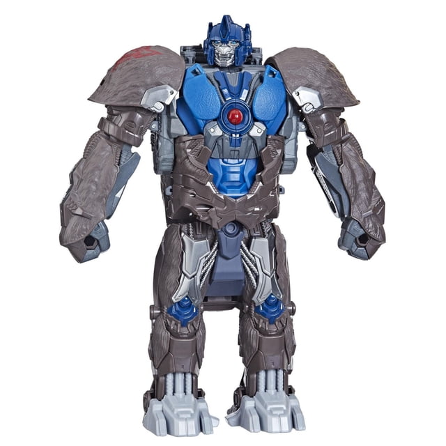 Transformers Toys Transformers: Lève-toi du film des bêtes, Smash Changer Optimus Primal Action Figure - Âges 6 et en haut, 9-inch