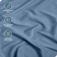 thumbnail image 2 of Bare Home Fitted Sheet - Premium 1800 Collection - Deep Pocket - Ultra-Soft Wrinkle Resistant - Full, Coronet Blue, 2 of 7