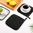 thumbnail image 3 of Kitchen Pot Holders Set - 3 Padded Cloth Potholders for Cooking and Baking Washable and Durable Heat Accessories, 3 of 3