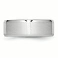 thumbnail image 3 of Cobalt Beveled Edge Satin and Polished 8mm Band Size 10, 3 of 6